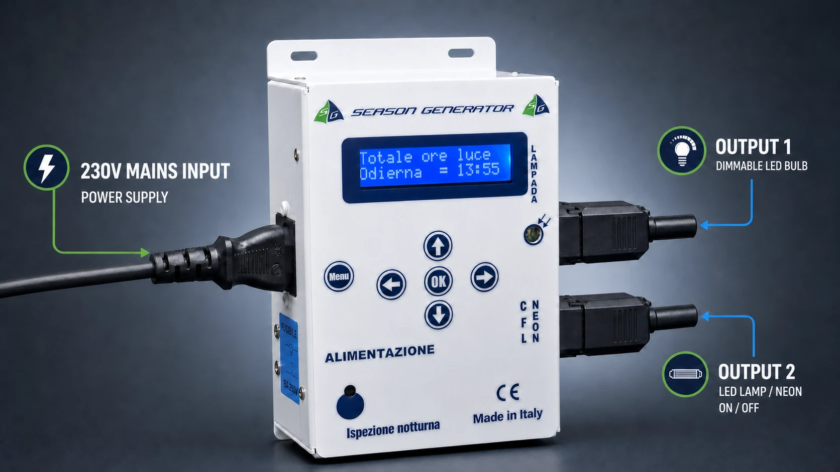 SOL-7000 - Kısılabilir lambalar ve neon için programlayıcı